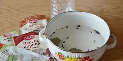 Шаг 4: маринада для грибов