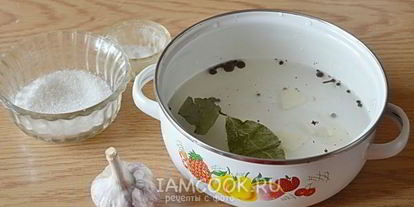 Шаг 5: маринада для грибов