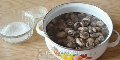 Шаг 6: маринада для грибов