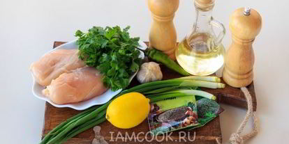 Шаг 1: маринада для курицы с лимоном и травами