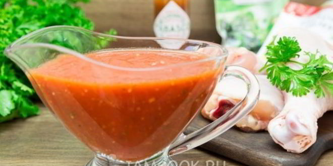 Рецепт томатного маринада для курицы с табаско