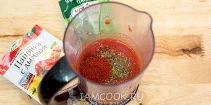Шаг 7: томатного маринада для курицы с табаско