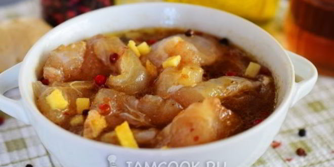 Рецепт винно-соевого маринад для рыбы