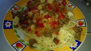 Рецепт Мясного соуса для домашней лапши