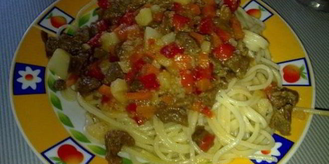 Рецепт мясного соуса для домашней лапши