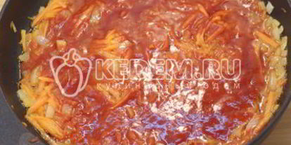 Шаг 2: овощного соуса с томатами к пасте