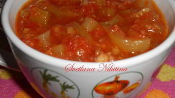 Рецепт Салата-соуса с кабачками