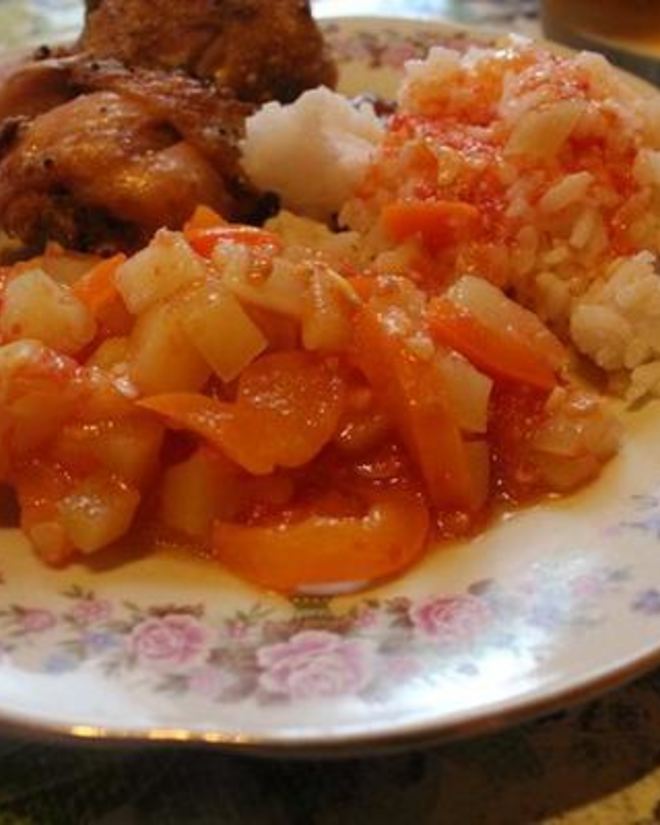 Рецепт салата-соуса с кабачками