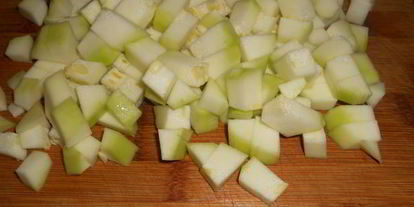 Шаг 1: салата-соуса с кабачками