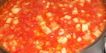 Шаг 2: салата-соуса с кабачками