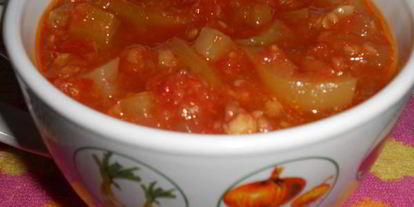 Шаг 5: салата-соуса с кабачками