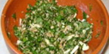 Шаг 2: филе свинины с соусом песто из семечек