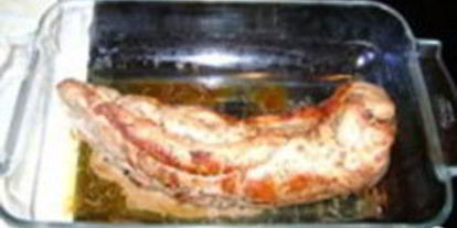 Шаг 3: филе свинины с соусом песто из семечек