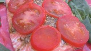 Рецепт Лосося с соусом песто