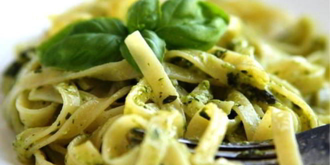 Рецепт пасты с соусом песто