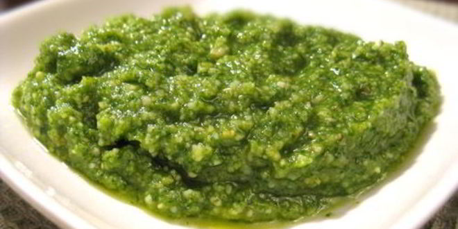 Рецепт песто из оливок