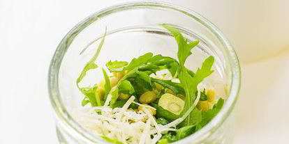 Шаг 2: песто из рукколы