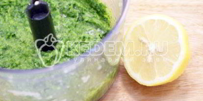 Шаг 6: соуса песто иза черемшей