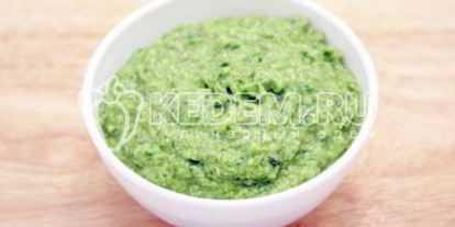 Шаг 7: соуса песто иза черемшей