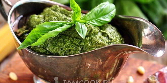 Рецепт соуса песто неклассический