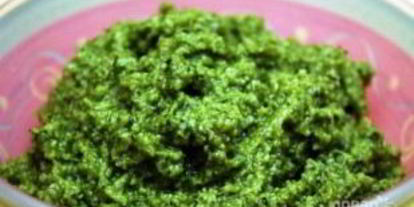 Шаг 3: спагетти с соусом песто