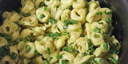 Шаг 2: тортеллиней с соусом песто