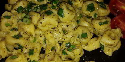 Шаг 3: тортеллиней с соусом песто