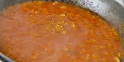 Шаг 3: соуса с фаршем для спагетти