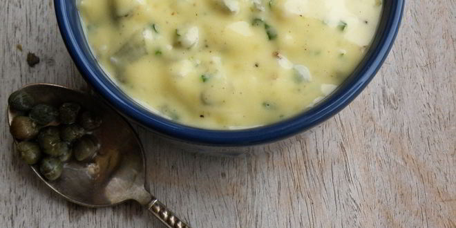 Рецепт соуса тартар с домашним майонезом