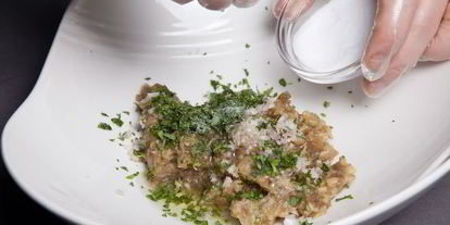 Шаг 6: тартара из баклажанов