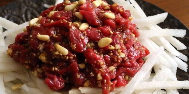 Рецепт тартара из говядины по-корейски