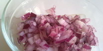 Шаг 2: тартара из слабосоленого лосося