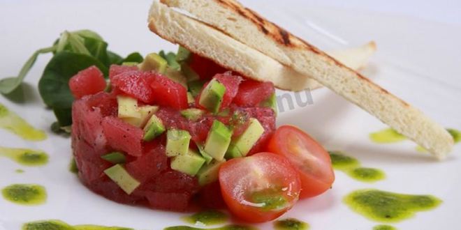 Рецепт тартара из тунца с авокадо