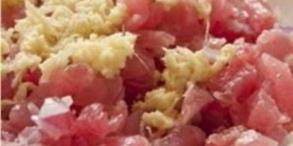 Шаг 2: тартара из тунца