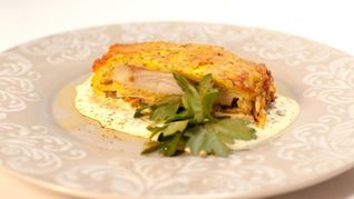 Рецепт Трески в картофельной панировке с соусом тартар