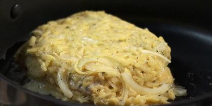 Шаг 2: трески в картофельного панировке с соусома тартара