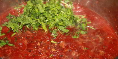 Шаг 4: соуса ткемали из алычи