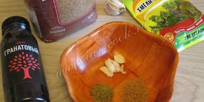 Шаг 5: соуса ткемали из слив