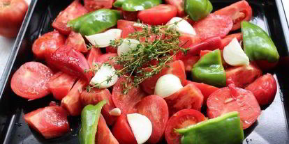 Шаг 1: томатного соуса из запеченных овощей