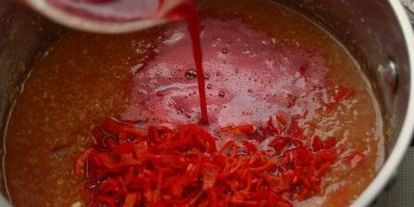 Шаг 5: вареньица из перчика чили