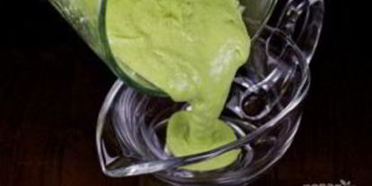 Шаг 5: зеленого соуса из авокадо