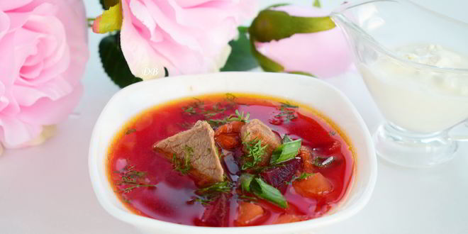 Рецепт борща белорусского