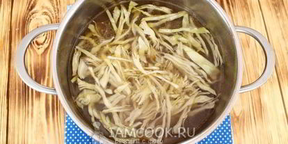 Шаг 8: борща без картошки с фасолью