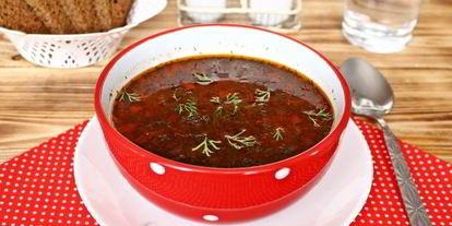 Шаг 10: борща без картошки с фасолью