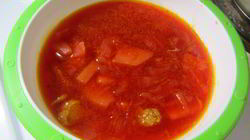 Рецепт Борща домашнего с чесноком