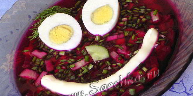 Рецепт борща холодного