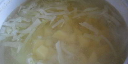 Шаг 1: борща с фасолью и яблоками