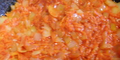 Шаг 3: борща с фасолью и яблоками