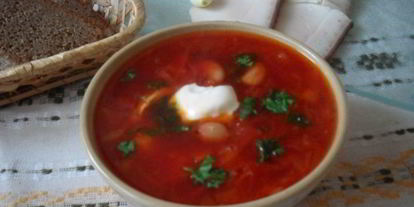 Шаг 7: борща с фасолью и яблоками