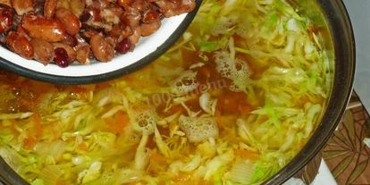 Шаг 12: борща с фасолью постный